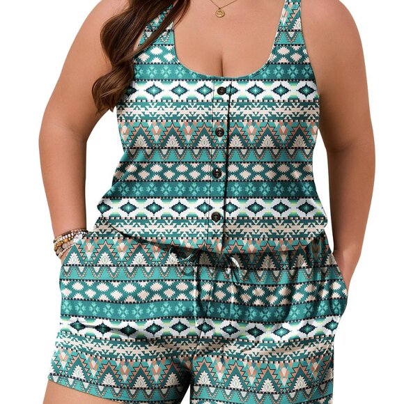 Summer Mae Other - Womens Size 18W Plus Size Romper Jumper